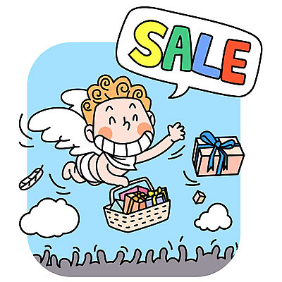 구름 일러스트 천사 한명 선물상자 세일 바구니 기쁨 던지기 깃털 천사날개 선물바구니 국내일러스트 AI파일 자연요소 1 감정 날개 모션 선물 사람 상자 파일형식 벡터