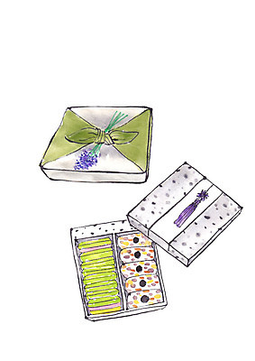 PSD 한국전통 꽃 일러스트 포장 떡 선물포장 사람없음 전통음식 보자기 국내일러스트 식물 전통 음식 한국 선물 파일형식 천_직물