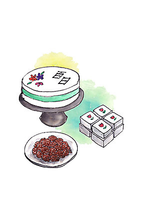 PSD 한국전통 접시 일러스트 사람없음 전통음식 떡케이크 백설기 백일 백일상 국내일러스트 전통 식기 음식 떡 한국 케이크 파일형식