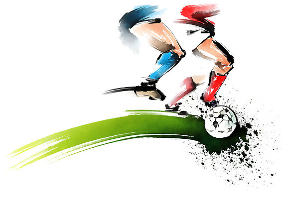 PSD 남자 스포츠 일러스트 캘리그라피 축구공 붓터치 축구선수 성인 두명 축구 하반신 월드싸커 국내일러스트 공 축구용품 운동선수 사람 구기 파일형식