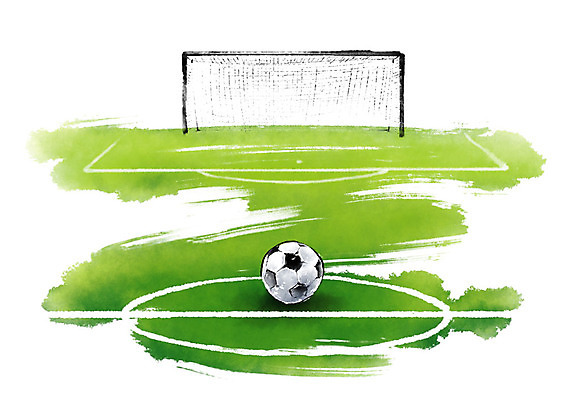 PSD 스포츠 일러스트 캘리그라피 축구공 붓터치 잔디 사람없음 축구 축구장 축구골대 월드싸커 국내일러스트 식물 공 축구용품 스포츠시설 구기 골대 파일형식