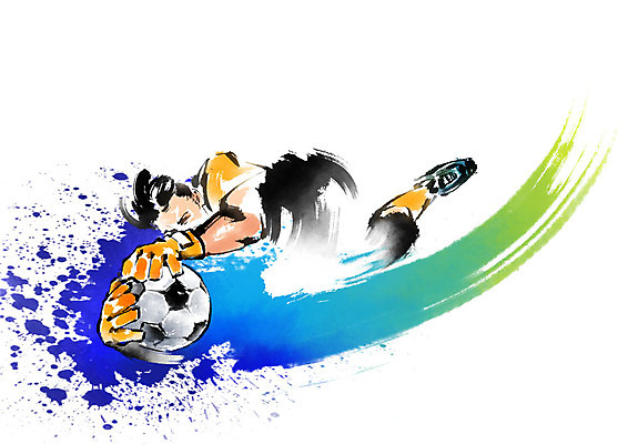 전신 PSD 남자 스포츠 일러스트 캘리그라피 축구공 붓터치 한명 성인 점프 축구 잡기 수비 골키퍼 골키퍼장갑 월드싸커 국내일러스트 1 공 축구용품 모션 운동선수 사람 구기 글러브 파일형식