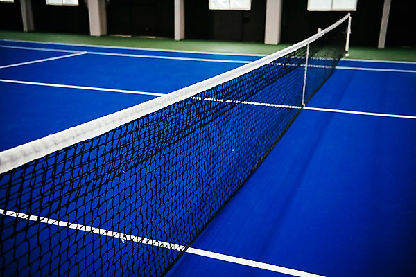 포토 JPG 바닥 실내 사람없음 파란색 테니스 네트 테니스장 국내포토 스포츠 컬러 스포츠시설 내부 구기 파일형식