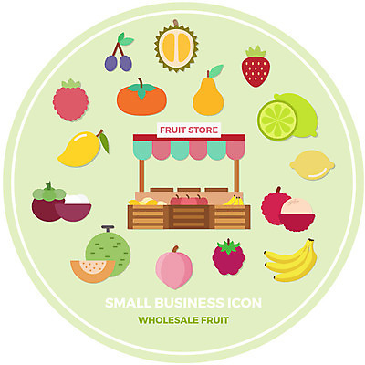 아이콘 딸기 바나나 감 사람없음 멜론 레몬 열대과일 창업 복숭아 라임 서양배 과일가게 가판대 소상공인 2D아이콘 AI파일 직업 과일 경제 상점 배_과일 상인 자영업 파일형식 벡터