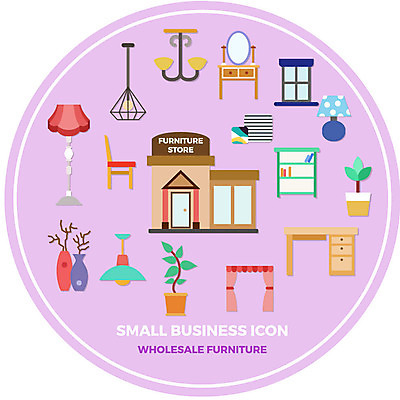 아이콘 화분 의자 창문 전등 책장 사람없음 커튼 책상 샹들리에 창업 화장대 가구점 소상공인 2D아이콘 AI파일 직업 가구 조명 경제 상점 상인 자영업 파일형식 벡터