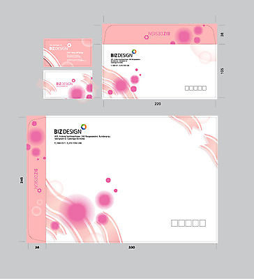 템플릿 리본 분홍색 명함 명함템플릿 서류봉투 편지봉투 사람없음 세트 원형 번짐 패키지 봉투템플릿 우편봉투 비즈디자인 봉투디자인 이미지템플릿 AI파일 도형 컬러 봉투 편지 우편물 파일형식 벡터 효과