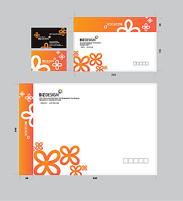 템플릿 꽃무늬 명함 명함템플릿 서류봉투 편지봉투 사람없음 세트 검은색 주황색 패키지 봉투템플릿 우편봉투 비즈디자인 봉투디자인 이미지템플릿 AI파일 꽃 컬러 무늬 봉투 편지 우편물 파일형식 벡터