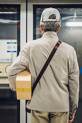 포토 JPG 노년 남자 가방 실내 한명 들기 상반신 뒷모습 실버라이프 한국인 기다림 60대 배송 실버취업 택배상자 전철역 지하철택배 노인남자한명만 국내포토 1 라이프스타일 잡화 뷰포인트 모션 사람 동양인 성인 내부 상자 구직 역 택배 남자한명만 노인남자만 파일형식