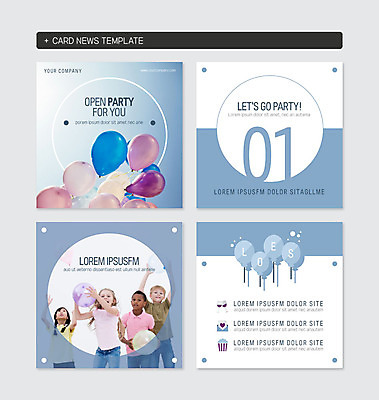 PSD 서양인 외국인 템플릿 여자 남자 어린이 흑인 웹템플릿 동양인 여러명 세트 파티 원형 풍선 카드뉴스 정방형 이미지템플릿 도형 다수 사람 인종 이벤트 파일형식