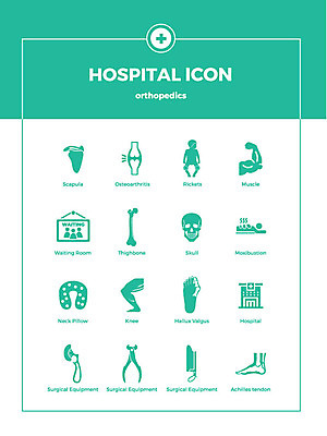 아이콘 근육 뼈 해골 사람모양 병원 사람없음 세트 무릎 수술도구 대기실 목베개 정형외과 2D아이콘 AI파일 모양 의학 신체부위 공간 의학용품 파일형식 벡터