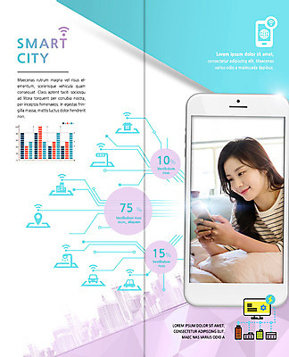 PSD 템플릿 표지디자인 북디자인 출판디자인 여자 내지 엎드리기 2단접지 북커버 한명 미소 사람 팜플렛 상반신 20대 성인 스마트폰 스마트기기 컴퓨터 한국인 비즈니스우먼 네트워크 막대그래프 와이파이 사물인터넷 성인여자한명만 스마트홈 이미지템플릿 1 리플렛 비즈니스 모션 그래프 표정 정보기술 동양인 청년 전자제품 핸드폰 직장인 무선인터넷 여자한명만 성인여자만 파일형식 AI_인공지능