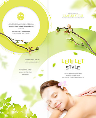 PSD 서양인 템플릿 표지디자인 북디자인 출판디자인 여자 표지 꽃 엎드리기 2단접지 북커버 나뭇잎 마스크 한명 사람 팜플렛 상반신 20대 성인 뷰티 눈감음 나뭇가지 편안함 등마사지 이미지템플릿 외국인 나무 식물 1 리플렛 잎 모션 청년 마사지 감각 파일형식