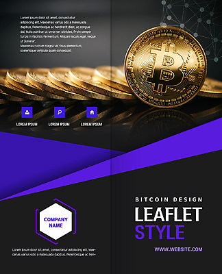 PSD 템플릿 표지디자인 북디자인 출판디자인 표지 2단접지 북커버 돋보기 팜플렛 사람없음 금융 여러개 금색 가상화폐 이미지템플릿 리플렛 컬러 다수 돈 경제 파일형식
