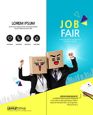 PSD 템플릿 표지디자인 북디자인 출판디자인 여자 표지 남자 2단접지 북커버 사람 정장 팜플렛 상반신 20대 청년 두명 30대 연필 파이팅 구직 하트 최고 비즈니스맨 비즈니스우먼 종이상자 전화기 이력서 뒤집어쓰기 일자리박람회 이미지템플릿 모양 옷 리플렛 컨셉 비즈니스 모션 학용품 성인 장년 상자 필기구 직장인 박람회 파일형식