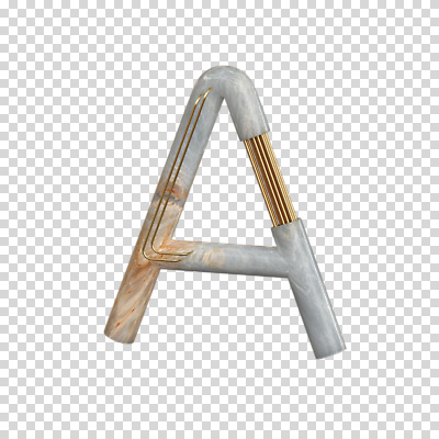 편집이미지 문자 알파벳 영어 대문자 타이포그라피 사람없음 3D소스 3D 디지털합성 파이프 A PNG 편집소스 파일형식