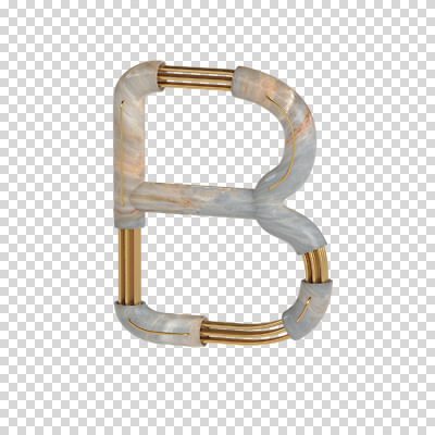 편집이미지 문자 알파벳 영어 대문자 타이포그라피 사람없음 3D소스 3D B 디지털합성 파이프 PNG 편집소스 파일형식