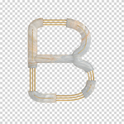 편집이미지 문자 알파벳 영어 대문자 타이포그라피 사람없음 3D소스 3D B 디지털합성 파이프 PNG 편집소스 파일형식