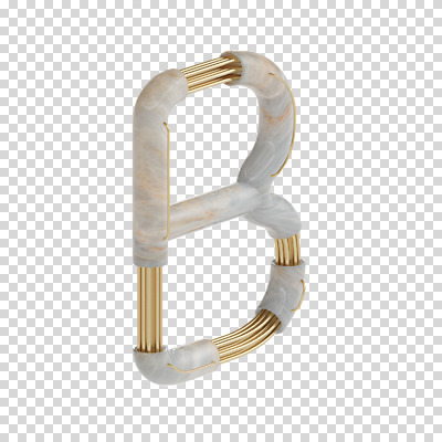 편집이미지 문자 알파벳 영어 대문자 타이포그라피 사람없음 3D소스 3D B 디지털합성 파이프 PNG 편집소스 파일형식