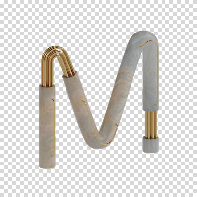 편집이미지 문자 알파벳 영어 대문자 타이포그라피 사람없음 3D소스 3D 디지털합성 파이프 M PNG 편집소스 파일형식