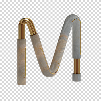 편집이미지 문자 알파벳 영어 대문자 타이포그라피 사람없음 3D소스 3D 디지털합성 파이프 M PNG 편집소스 파일형식