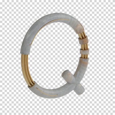 편집이미지 문자 알파벳 영어 대문자 타이포그라피 사람없음 3D소스 3D 디지털합성 파이프 Q PNG 편집소스 파일형식