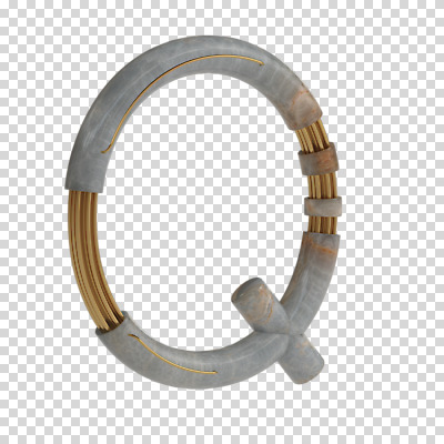 편집이미지 문자 알파벳 영어 대문자 타이포그라피 사람없음 3D소스 3D 디지털합성 파이프 Q PNG 편집소스 파일형식