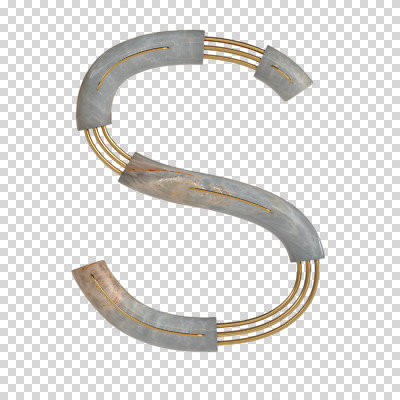 편집이미지 문자 알파벳 영어 대문자 타이포그라피 사람없음 3D소스 3D 디지털합성 파이프 S PNG 편집소스 파일형식