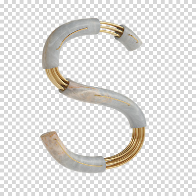 편집이미지 문자 알파벳 영어 대문자 타이포그라피 사람없음 3D소스 3D 디지털합성 파이프 S PNG 편집소스 파일형식