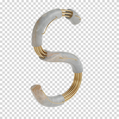 편집이미지 문자 알파벳 영어 대문자 타이포그라피 사람없음 3D소스 3D 디지털합성 파이프 S PNG 편집소스 파일형식