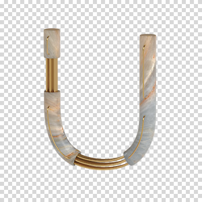 편집이미지 문자 알파벳 영어 대문자 타이포그라피 사람없음 3D소스 3D U 디지털합성 파이프 PNG 편집소스 파일형식