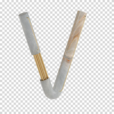 편집이미지 문자 알파벳 영어 대문자 타이포그라피 사람없음 3D소스 3D 디지털합성 V 파이프 PNG 편집소스 파일형식