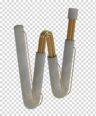 편집이미지 문자 알파벳 영어 대문자 타이포그라피 사람없음 3D소스 3D 디지털합성 파이프 W PNG 편집소스 파일형식