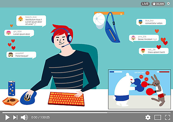 남자 일러스트 곰 한명 사람 상반신 성인 게임 토끼 키보드 마우스 권투글러브 싸움 중계 채팅 캔음료 인터넷방송 크리에이터 국내일러스트 AI파일 동물 직업 1 음료 포유류 모션 놀이 반려동물 컴퓨터용품 글러브 방송 파일형식 벡터 1인미디어