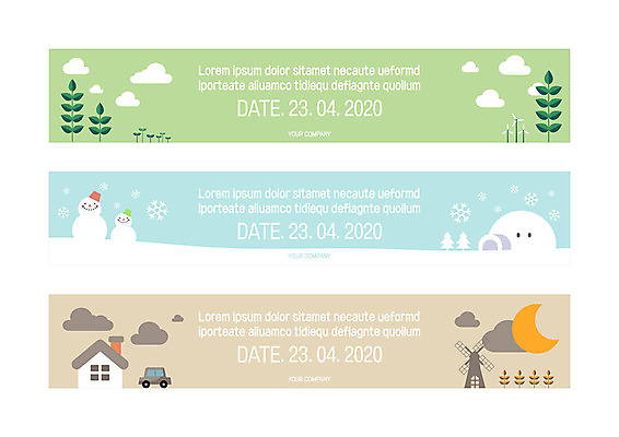 나무 구름 템플릿 배너 배너템플릿 가로배너 자동차 눈사람 주택 사각프레임 사람없음 새싹 풍차 달 현수막 눈송이 이글루 배너세트 AI파일 자연요소 식물 육상교통 프레임 눈_날씨 건물 가로 세트 사각형 파일형식 벡터