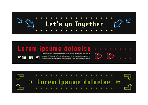 템플릿 배너 배너템플릿 가로배너 화살표 사각프레임 종류 사람없음 여러개 다양 현수막 배너세트 AI파일 다수 프레임 가로 세트 사각형 파일형식 벡터