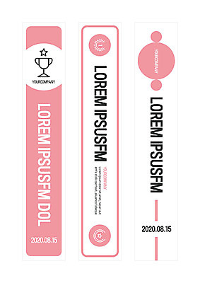 템플릿 배너 배너템플릿 별 세로배너 분홍색 사각프레임 사람없음 현수막 우승 원형 트로피 배너세트 AI파일 자연요소 도형 컬러 프레임 세로 세트 사각형 최고 상_우승 파일형식 벡터