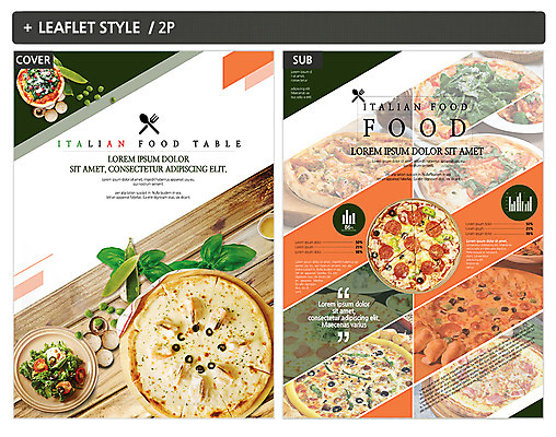 템플릿 ZIP 포스터 음식 리플렛 채소 나뭇잎 피자 사람없음 샐러드 전단템플릿 전단 인디자인 INDD 이미지템플릿 잎 패스트푸드 서양음식 홍보물 파일형식