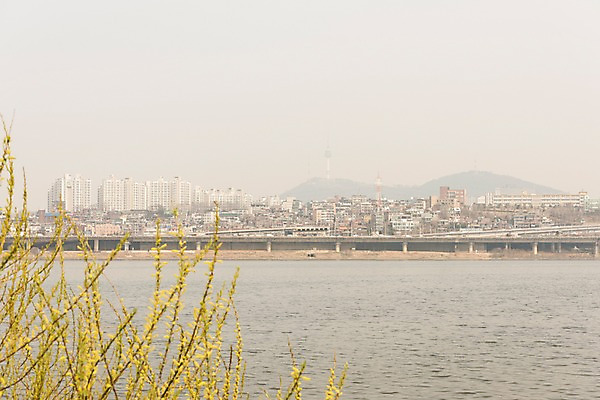 포토 JPG 주간 서울 공해 사람없음 야외 도시 오염 한강 먼지 대기오염 황사 가교 미세먼지 국내포토 자연요소 건축물 한국 환경오염 랜드마크 파일형식