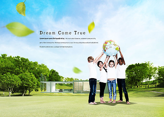 전신 PSD 서양인 외국인 나무 편집이미지 여자 남자 어린이 흑인 나뭇잎 주택 서기 미소 들기 사람 동양인 초원 여러명 지구본 숲 어린이만 이미지편집 식물 다수 잎 모션 표정 인종 건물 파일형식