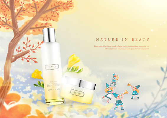 전신 PSD 나무 편집이미지 여자 남자 어린이 사람 여러명 뷰티 화장품 나팔 스킨 로션 징 내츄럴 악대 프리지어 어린이만 이미지편집 식물 꽃 악기 다수 타악기 국악기 파일형식