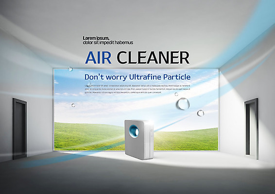 PSD 편집이미지 자연 하늘 잔디 초원 사람없음 문 환경오염 오염 공기 공기청정기 미세먼지 이미지편집 식물 컨셉 가전제품 생태계 먼지 파일형식