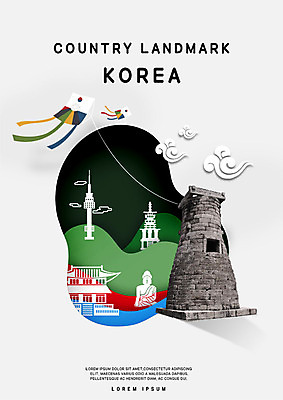 PSD 편집이미지 여행 한국 사람없음 연 불국사 첨성대 남산타워 국내여행 랜드마크 석가모니상 이미지편집 아시아 놀이용품 경주_경상북도 경상북도 국보 남산 파일형식