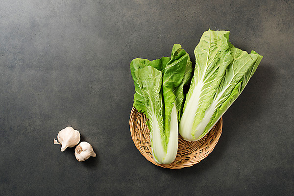 포토 JPG 스튜디오촬영 채소 실내 마늘 사람없음 하이앵글 소쿠리 신선 유기농 얼갈이배추 플랫레이 국내포토 웰빙 뷰포인트 내부 바구니 플랫 배추 파일형식