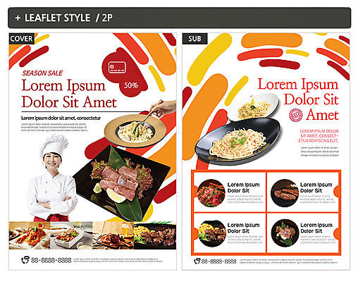 템플릿 손 여자 ZIP 포스터 리플렛 파스타 서양음식 육류 스테이크 미소 상반신 성인 두명 신체부위 30대 세일 요리사 한국인 전단템플릿 전단 인디자인 INDD 이미지템플릿 직업 음식 식재료 표정 사람 동양인 장년 홍보물 파일형식