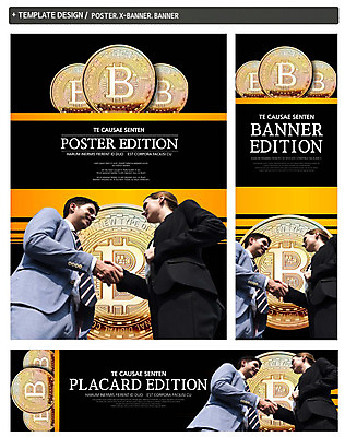 PSD 서양인 외국인 템플릿 배너템플릿 여자 남자 가로배너 ZIP 포스터 세로배너 비즈니스 악수 사람 정장 상반신 20대 성인 두명 세트 여러개 금색 현수막 가상화폐 배너 옷 컬러 다수 돈 인종 손짓 청년 가로 세로 파일형식