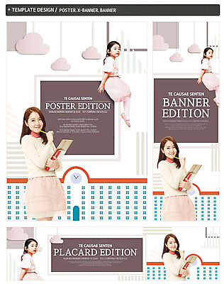 전신 PSD 템플릿 응시 배너템플릿 여자 가로배너 ZIP 포스터 세로배너 어린이 학교 미소 사람 앉기 20대 성인 두명 책 세트 한국인 현수막 여자만 배너 시선 교육 모션 표정 동양인 청년 가로 세로 파일형식