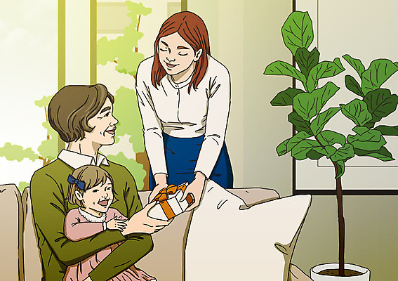 PSD 여자 노년 화분 어린이 일러스트 가족 안기 미소 사람 상반신 성인 세명 선물상자 소파 어버이날 주기 감사 5월행사 여자만 국내일러스트 기념일 감정 의자 관계 모션 표정 선물 이벤트 상자 5월 파일형식