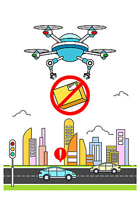 도로 일러스트 자동차 빌딩 사람없음 차도 금지 도시 떨어짐 느낌표 위험 신호등 배송 전달 두대 택배상자 드론 국내일러스트 AI파일 기호 길 육상교통 컨셉 2 교통시설 건물 상자 택배 파일형식 벡터