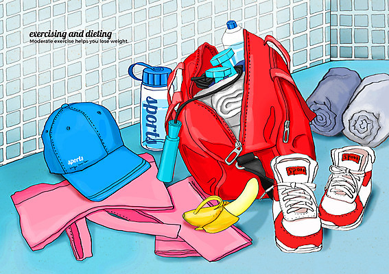 PSD 운동화 다이어트 가방 일러스트 바나나 건강 사람없음 운동복 수건 운동 아령 담요 물병 캡모자 국내일러스트 모자_잡화 잡화 옷 신발 과일 위생용품 물통 파일형식