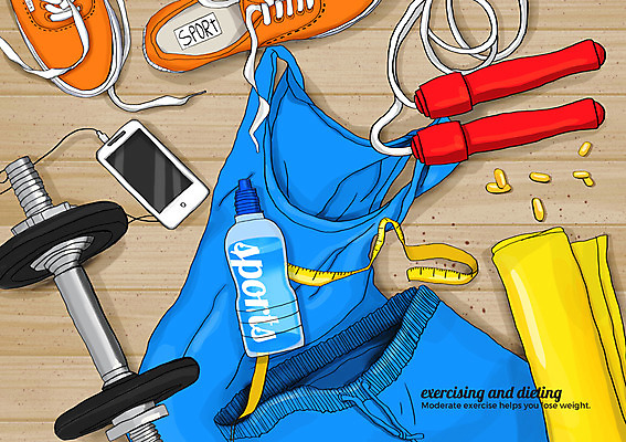 PSD 운동화 다이어트 일러스트 줄자 건강 사람없음 스마트폰 운동복 운동 알약 매트 역기 물병 줄넘기 국내일러스트 옷 신발 자 핸드폰 스마트기기 약 물통 파일형식